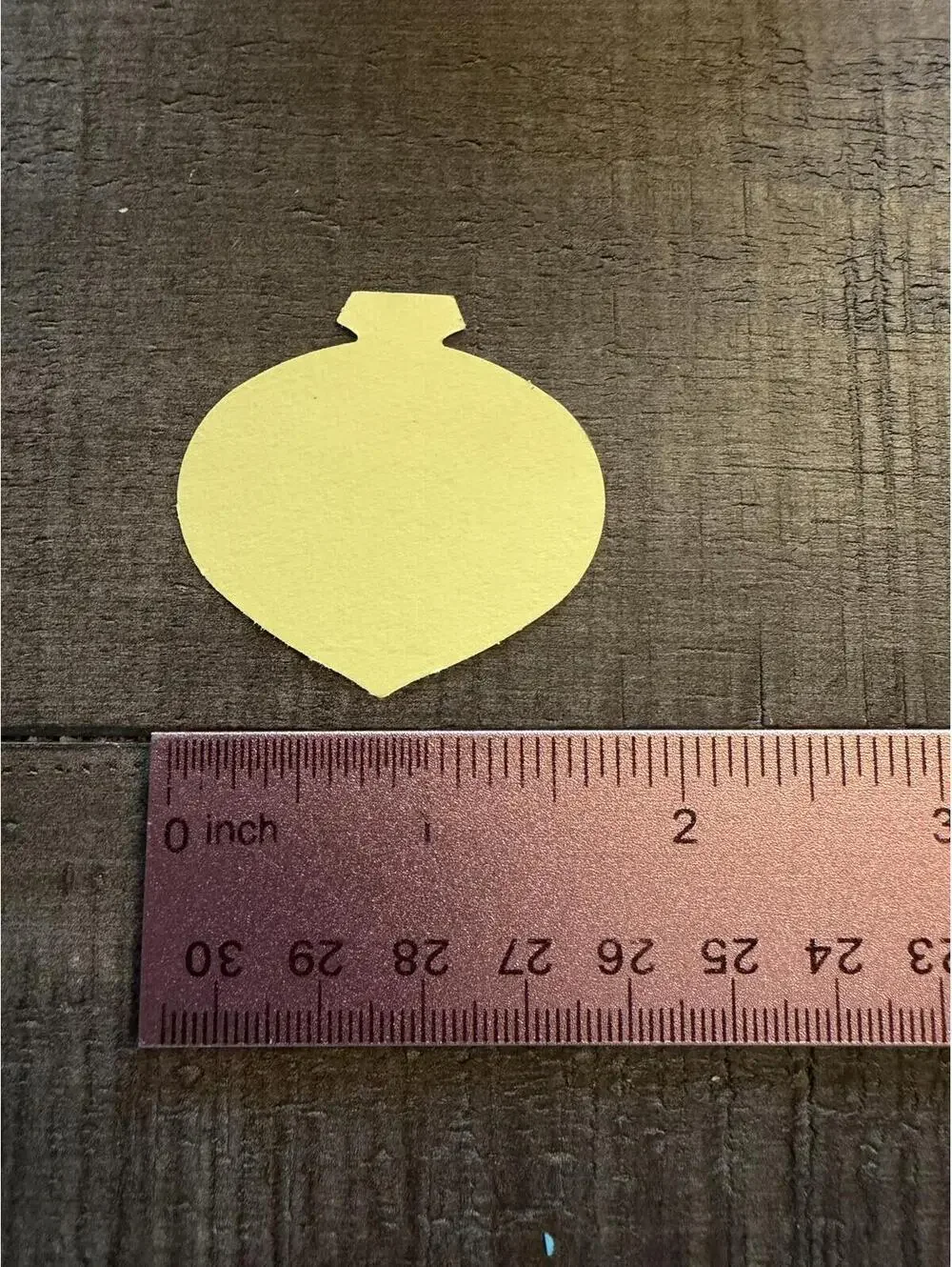 Stampin’ Up ornament shape punch